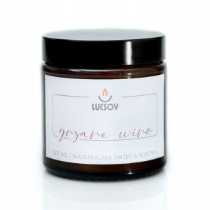 Świeca Sojowa o zapachu Grzanego Wina 120ml