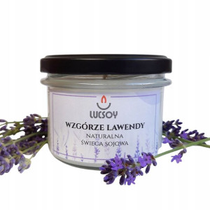 Świeca sojowa o zapachu lawendy (235ml)