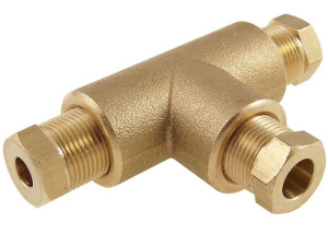 Trójnik Rozdzielacz Przewodu Miedzianego 6/8/6mm