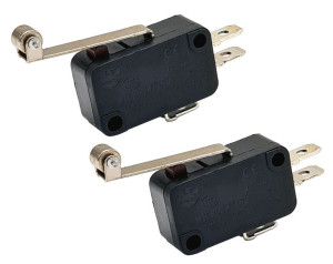 Przełącznik krańcowy dźwigna 26mm z rolką x2szt