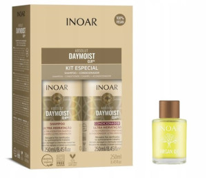 Inoar Daymoist 2x250ml po keratynie + Argan oil
