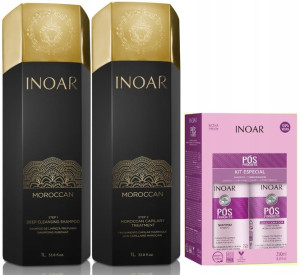 Inoar Keratyna + Szampon 2x 1000ml + Pos za 70zł