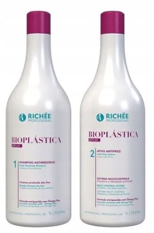 Richee Bioplastia 2x 1000ml do prostowania włosów
