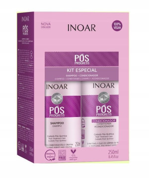 Inoar Pos 2x 250ml zestaw po keratynie prostowaniu