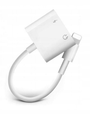 Adapter Przejściówka LIGHTNING 3.5MM Ładowanie