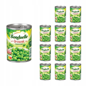 Bonduelle Groszek Konserwowy Tradycyjny 400g x 12