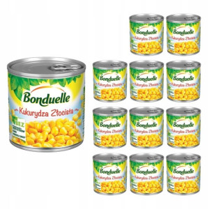 Bonduelle Kukurydza Złocista Konserwowa 340g x 12