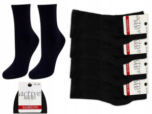 4-pak Skarpet Damskich Forte 58 Marilyn Black