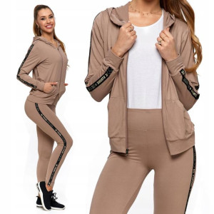 Moraj Bluza Damska z kapturem 3300-100 beżowa 2XL