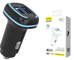 Szybka Ładowarka Samochodowa 2x USB 4.8A 24W