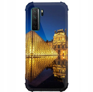 Etui Anti-Shock Do HUAWEI NOVA 7 SE Podróże Wzory