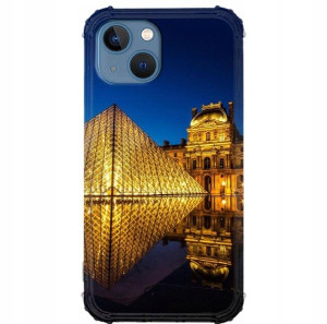 Etui Anti-Shock Do IPHONE 14 Podróże Świat Wzory