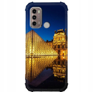 Etui Anti-Shock Do MOTOROLA G60 4G Podróże Wzory