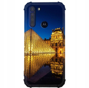 Etui Anti-Shock Do MOTOROLA ONE FUSION Świat Wzory
