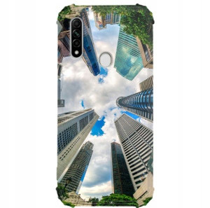 Etui Anti-Shock Do OPPO A8 Podróże Świat Wzory