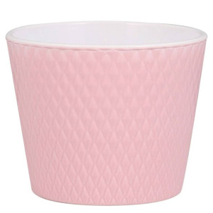 Doniczka ceramiczna różowa ZOE