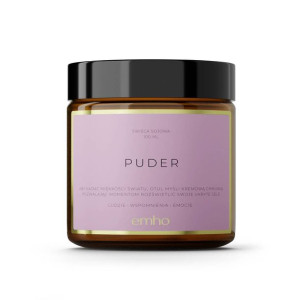 Świeca sojowa zapachowa EMHO PUDER 100 ml