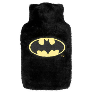 Termofor ogrzewacz czarny  DUŻY 1,8l w pokrowcu BATMAN