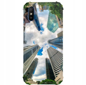 Etui Anti-Shock Do XIAOMI REDMI 9AT Podróże Wzory