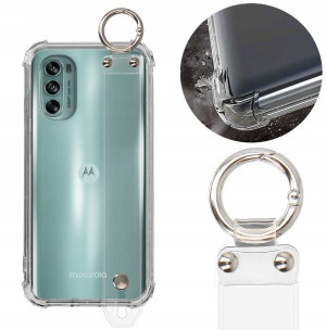 Etui Anti-shock Pasek Do Motorola Moto G62 5g Case