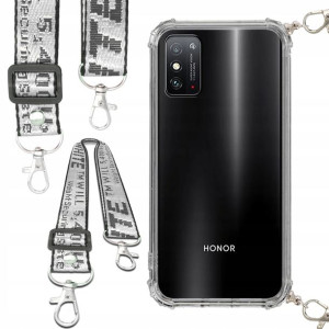 Etui Anti-Shock Smycz Biała HUAWEI HONOR X10 MAX
