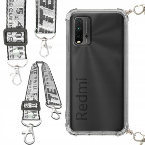 Etui Anti-Shock Smycz Biała XIAOMI REDMI 9 POWER