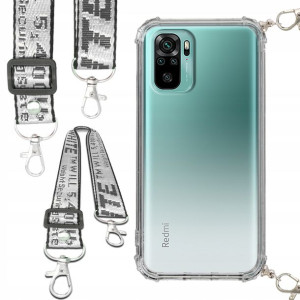 Etui Anti-Shock Smycz Biała XIAOMI REDMI NOTE 10S