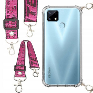 Etui Anti-Shock Smycz Różowa Do REALME 7i RMX2193