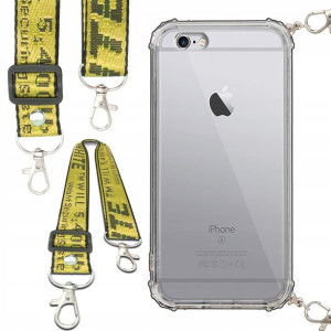 Etui Anti-Shock Smycz Żółta Do IPHONE 6 Ochronne