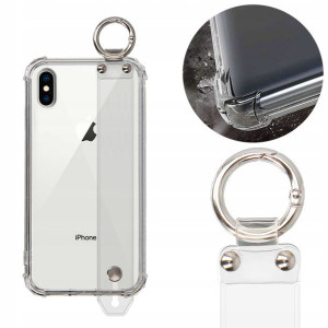 Etui Anti-shock Z Paskiem Do Iphone Xs Ochronne