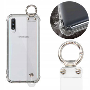 Etui Anti-shock Z Paskiem Do Samsung A70s Ochronne