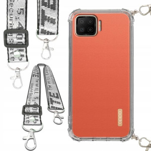 Etui Anti-Shock ze Smyczą Biała OPPO F17 Ochronne