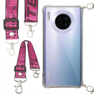 Etui Anti-Shock Ze Smyczą Różowa Do HUAWEI MATE 30