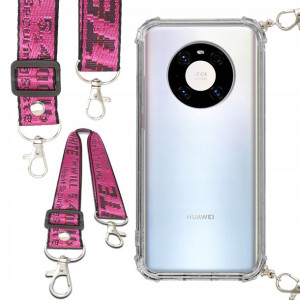 Etui Anti-Shock Ze Smyczą Różowa Do HUAWEI MATE 40