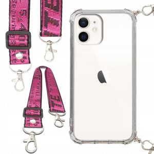 Etui Anti-Shock Ze Smyczą Różowa Do IPHONE 12 MINI