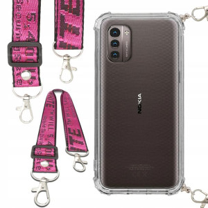 Etui Anti-Shock Ze Smyczą Różowa Do NOKIA G21 4G