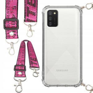 Etui Anti-Shock Ze Smyczą Różowa Do SAMSUNG A02S