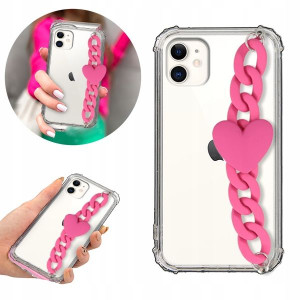 Etui Antishock Blink do IPHONE 11 Serce Łańcuszek