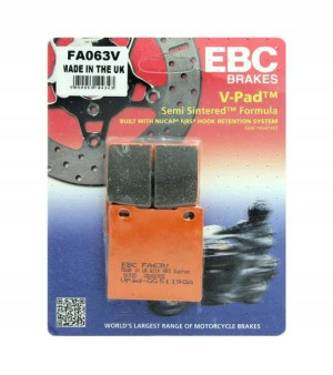 Klocki hamulcowe przód/tył EBC FA063V (komplet)