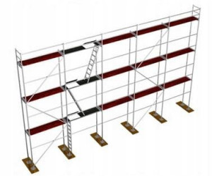 Zestaw rusztowanie rusztowania P70 plettac 100m2