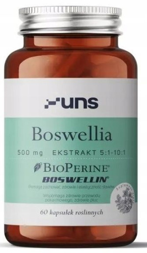 UNS Boswellia 500mg Ekstrakt 60 kapsułek