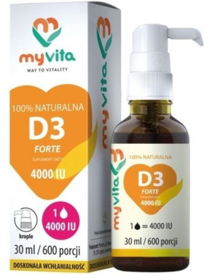 Witamina D3 4000 Max krople 30ml