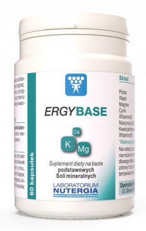 Nutergia Ergybase potas 60 kapsułek