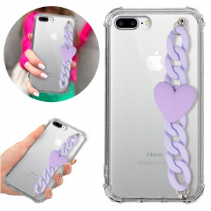 Etui Antishock Blink do IPHONE 7 PLUS Fiolet Serce