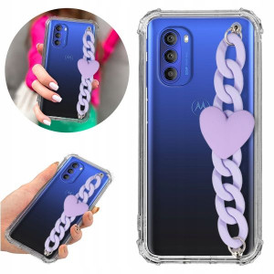 Etui Antishock Blink do MOTOROLA G51 5G Łańcuszek