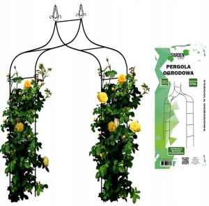Metalowa Pergola Ogrodowa Łuk Podpora Kwiaty Róże