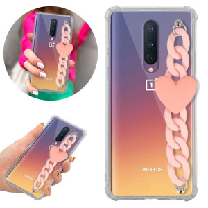 Etui Antishock Blink do ONEPLUS 8 Łańcuszek Różowy