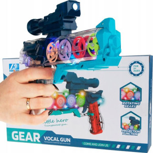 Pistolet Gear Trybiki Zębatki Światło Dźwiękowy
