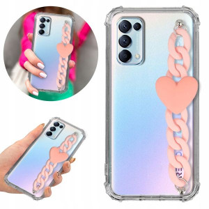 Etui Antishock Blink do OPPO RENO 5 4G Jasny Róż
