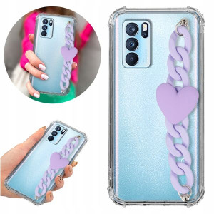 Etui Antishock Blink do OPPO RENO 6 5G Łańcuszek